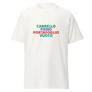 CARRELLO PIENO PORTAFOGLIO VUOTO Tee